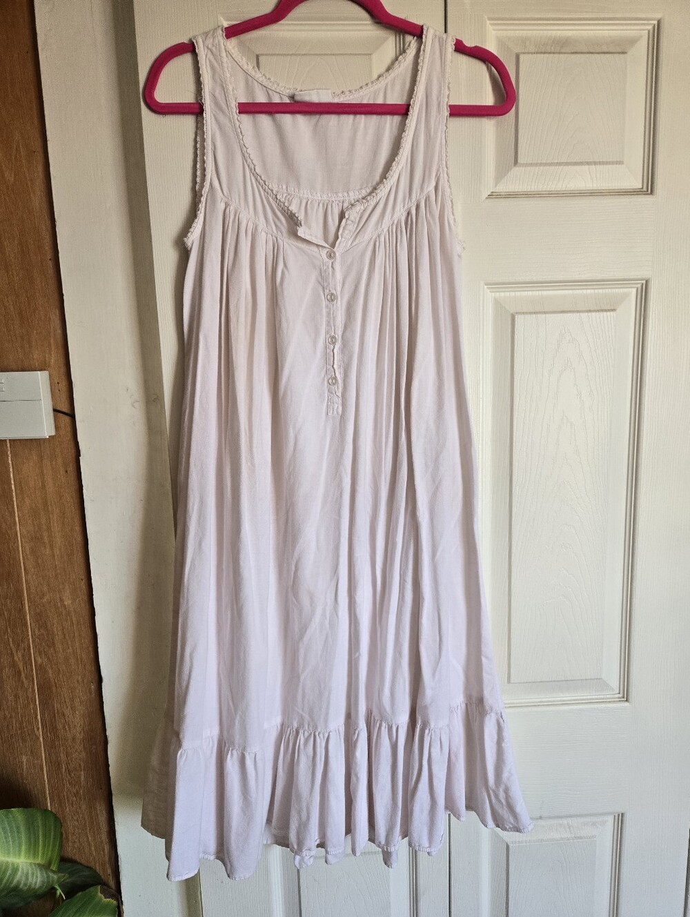 Vintage 80's Cotton Nightgown L/XL